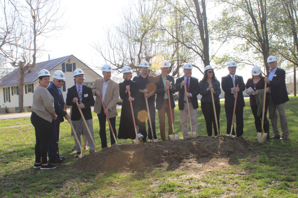 Spurgeon Sanitary Sewer System Project Groundbreaking Commonwealth Engineers